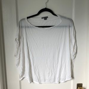 Vince white boxy tee